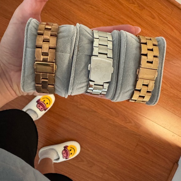 3 Watch Set - Blue, Silver, Rose Gold - Picture 7 of 10